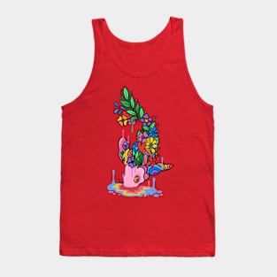 Floral Fish Tank Top